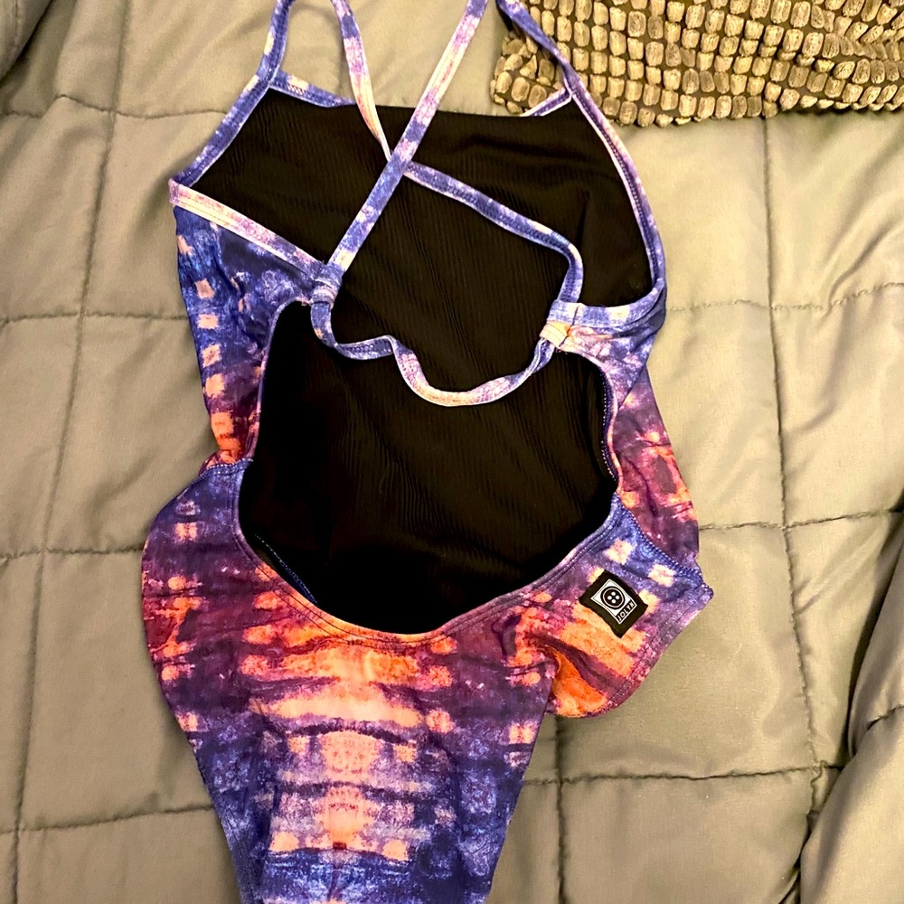Jolyn size 26 tie dye swimsuit